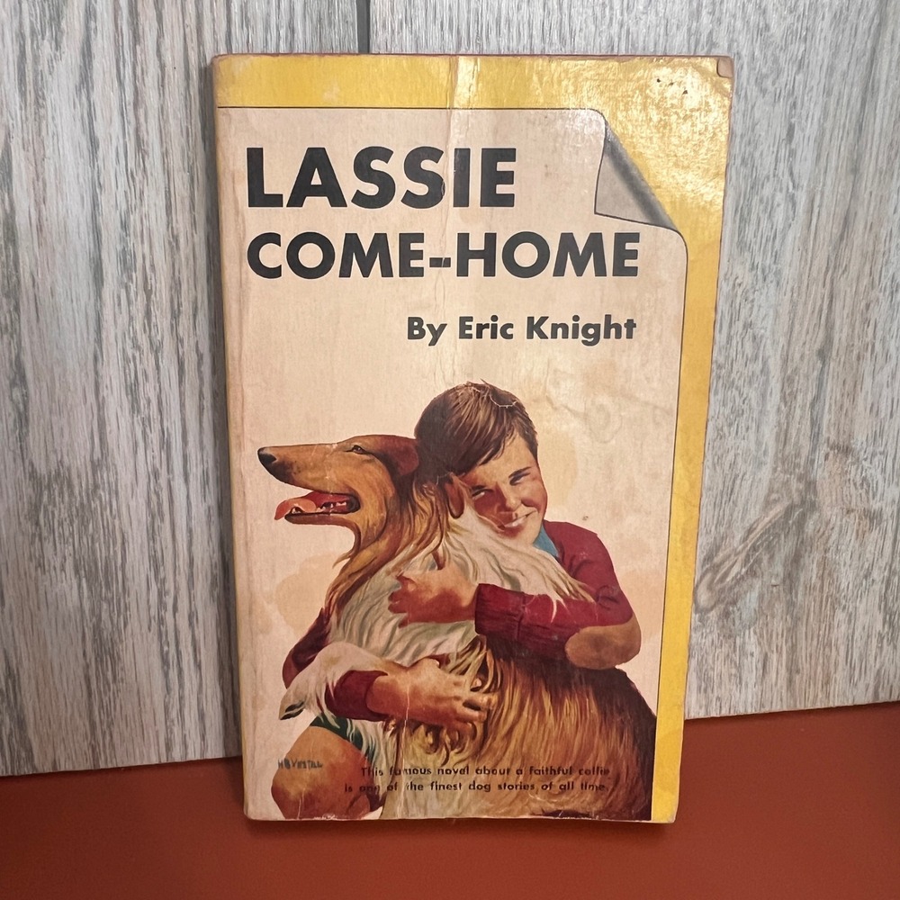 Lassie Come-Home Eric Knight 1966 Scholastic Vintage Paperback Fourth Printing